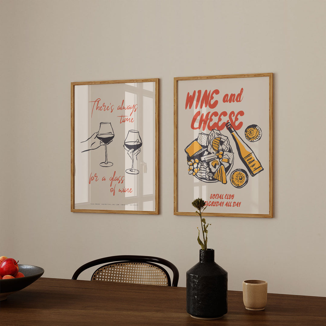 WINE AND CHEESE SET