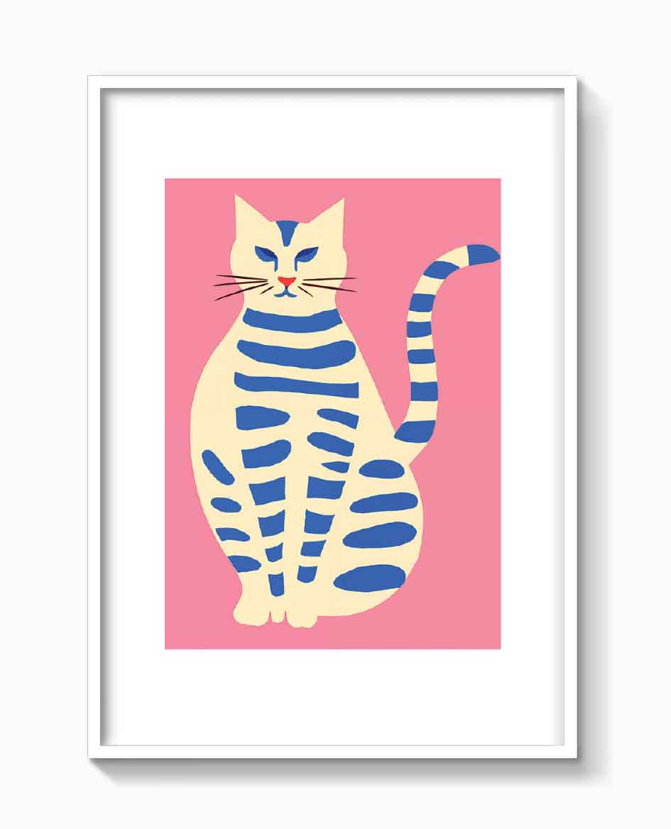 ANGRY BLUE CAT