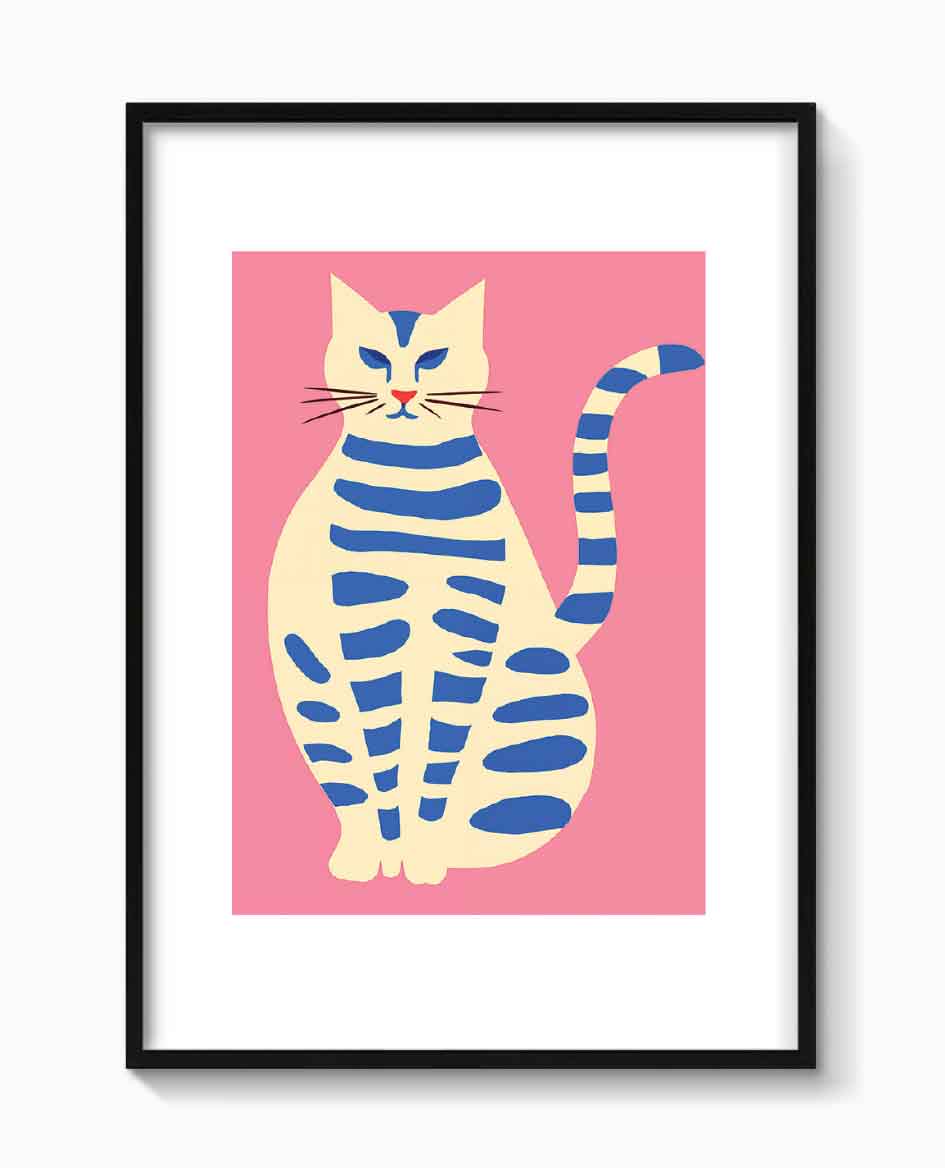 ANGRY BLUE CAT