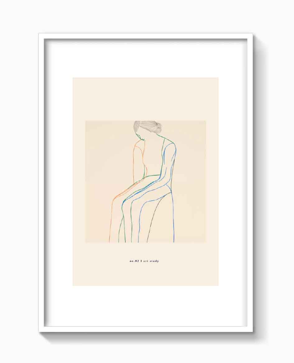 SAD BEIGE WOMAN