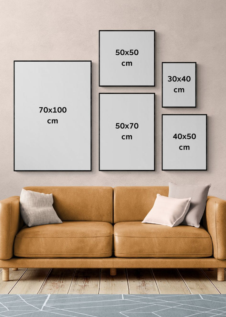 MARCO DE CUADRO ROBLE 70x100 cm